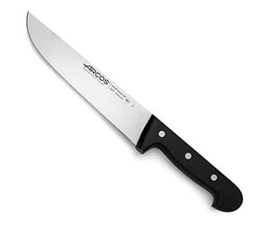 Arcos Couteau de Boucher Professionnel - Lame Inox NITRUM 20 cm - Manche Résistant POM - Coupe Précise et Durable - Série Universelle