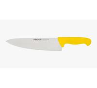 Arcos Couteau de Chef en Acier - Couteau de Cuisine Polyvalent pour Couper et Nettoyer les Légumes, Poignée Ergonomique en Polyoxyméthylène, Lame de 250 mm - Couleur Bleue, Série 2900