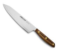 Arcos Couteau de chef Nordika 21 cm en acier inoxydable, manche bois d'Ovengkol FSC