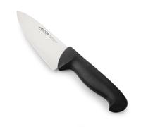 Arcos Couteau de Chef en Acier Inoxydable Nitrum avec Lame de 150 mm - Couteau de Cuisine Professionnel Polyvalent, Poignée Ergonomique en Polypropylène - Couleur Noire, Série 2900