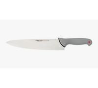 Arcos Couteau de Chef en Acier Nitrum avec Lame de 300 mm - Couteau de Cuisine Professionnel Polyvalent, Poignée Ergonomique en Polyoxyméthylène POM - Noir, Série Couleur Prof
