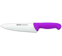 Arcos Couteau de Chef Professionnel - Lame Acier Inoxydable Nitrum 20 cm - Durabilité et Coupe Supérieure - Manche Polypropylène - Série 2900