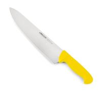 Arcos Couteau de Chef Professionnel - Lame Acier Inoxydable NITRUM 30 cm - Durabilité et Coupe Supérieure - Manche Polypropylène Jaune - Série 2900
