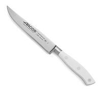 Arcos Couteau de Cuisine en Acier Nitrum avec Lame de 150 mm - Couteau Professionnel pour la Cuisson, Poignée Ergonomique en Polyoxyméthylène POM - Série Riviera Blanc, Couleur Blanche