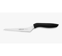 Arcos Couteau de Cuisine Multiusages - Lame Dentelée 13 cm Acier Inoxydable NITRUM - Manche Léger et Résistant - Série Niza