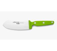 Arcos Couteau de Cuisine pour Enfants - Lame Sécurisée Acier Inoxydable 10 cm - Manche Ergonomique POM Vert - Sécurité et Durabilité