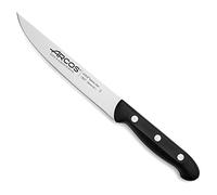 Arcos Couteau de Cuisine Professionnel en Acier - Idéal pour Éplucher les Fruits et Légumes, Poignée Ergonomique en Polyoxyméthylène, Lame de 150 mm - Couleur Noire, Série Maitre