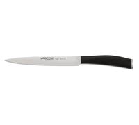 Arcos Couteau de Lenguado Flexible, Acier Inoxydable NITRUM 17 cm, Manche Polypropylène Noir, Design Innovant - Série Tango