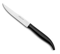 Arcos Couteau de Table - Lame Acier Inoxydable Nitrum 11 cm - Idéal Viandes - Manche Polypropylène Noir - Série C
