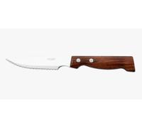 Arcos Couteau de Table - Lame Dentelée Acier Inoxydable NITRUM 12 cm - Manche Bois Comprimé - Idéal pour Viandes - Série Couteaux de Table