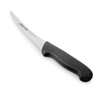 Arcos Couteau Désosseur Lame Acier Inoxydable Nitrum 140 mm. Couteau Professionnel pour Viande. Manche Ergonomique Polypropylène. Série 2900. Couleur Noir