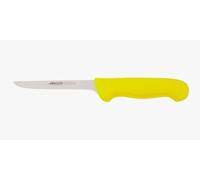 Arcos Couteau Désosseur Lame Acier Inoxydable Nitrum 140 mm - Couteau Professionnel pour Viande - Manche Ergonomique Polypropylène Série 2900 - Jaune