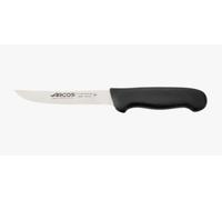 Arcos Couteau Désosseur Lame Acier Inoxydable Nitrum 160 mm - Couteau de Boucher Professionnel pour Viande - Manche Ergonomique Polypropylène Série 2900 - Noir
