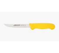 Arcos Couteau Désosseur Lame Acier Inoxydable Nitrum 160 mm. Couteau Professionnel pour Viande. Manche Ergonomique Polypropylène. Série 2900. Jaune