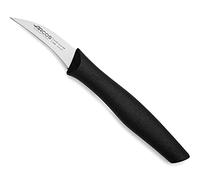 Arcos Couteau d'Office 2 Pouces en Acier Inoxydable, Couteau de Cuisine pour Couper, Peler et Nettoyer les Aliments, Poignée Ergonomique en Polypropylène et lame de 60 Mm, Série Nova, Couleur Noire,