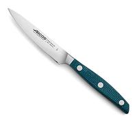 Arcos Couteau d'Office avec Lame de 100 mm - Manche Professionnel en Micarta, Bord en Soie Spéciale, Idéal pour Impressionner et Émerveiller avec Chaque Coupe - Bleu, Série Brooklyn