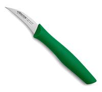 Arcos Couteau d'Office en Acier Inoxydable 60 mm - Poignée Ergonomique en Polypropylène, Idéal pour Couper, Peler et Nettoyer les Aliments - Bleu, Série Nova