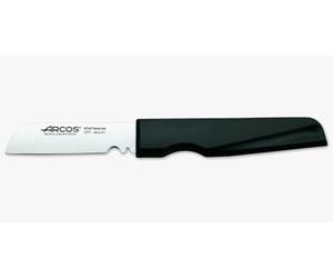 Arcos Couteau Électricien Coupe-Câbles Précision Acier Inoxydable 90mm Manche Ergonomique Polypropylène Outil Professionnel Compact Léger 57g Noir