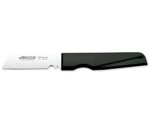 Arcos Couteau Électricien Coupe-Câbles Précision Acier Inoxydable 90mm Manche Ergonomique Polypropylène Outil Professionnel Compact Léger 57g Noir