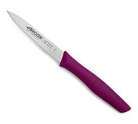 Arcos Couteau Mondador Acier Inoxydable 100 mm - Pour Fruits et Légumes - Manche Ergonomique Polypropylène - Série Nova