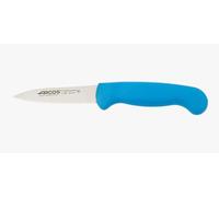 Arcos Couteau Mondador Acier Inoxydable 80 mm - Pour Fruits et Légumes - Manche Polypropylène Bleu - Série 2900