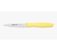 Arcos Couteau Mondador Acier Inoxydable NITRUM 100 mm - Épluchage Fruits et Légumes - Manche Antidérapant Polypropylène - Série Nova