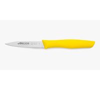 Arcos Couteau Mondador Acier Inoxydable NITRUM 85 mm - Pour Fruits et Légumes - Manche Antidérapant Polypropylène - Série Nova