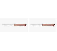 Arcos Couteaux de Table - Couteau à Viande en Acier Inoxydable Nitrum. Lame et Manche en Bois Marron. Durable et Compatible Lave-Vaisselle (7'') (Lot de 2)
