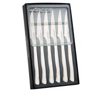 Arcos Ensemble à Steak en Acier Inoxydable Nitrum - Poignée Ergonomique en Polyoxyméthylène POM, Parfait pour Couper et Hacher la Viande - Couleur Argent, Série Mesa