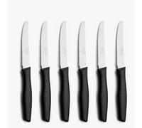 Arcos Ensemble 6 couteaux à viande Série Nova – lames Nitrum 110 mm, poignées en polypropylène noir