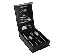 CAPRI 24 PIECES SET - Couverts aux lignes droites, avec des courbes douces dans le manche. Design moderne et innovant.