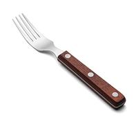 Arcos Fourchette à Viande en Acier Inoxydable Nitrum. 76g. Manche Ergonomique en POM. Lame 195mm. Série Table. Parfait pour Viandes Rôties. Côtelettes ou Steaks. Marron