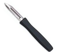 Arcos Gadgets Professionnels - Couteu D'Office Couteau à éplucher - Lame Acier Inoxydable 60 mm - Manche Polypropylène Couleur Noir