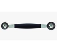 Arcos Gadgets Professionnels - Double Cuillère à Melon en Acier Inoxydable 1" - Manche en Polypropylène Noir - Parfait pour Melons et Plus - Série 7'' - Votre Compagnon de Cuisine Ultime!