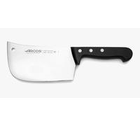 Arcos Hachoir de Cuisine 160mm pour Os et Viande. Design Rectangulaire en Acier Inoxydable. Manche en Polyoxyméthylène Noir. Série Universelle