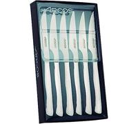 Arcos Jeu de 6 Couteaux à Steak 4.5" Ensemble de Couteaux avec Gaine pour Découper et Trancher la Viande Lame et Manche en Acier Inoxydable Monobloc Série Table