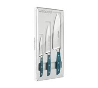 Set de 3 couteaux de cuisine Arcos de la série Brooklyn avec lame NITRUM® en acier inoxydable
