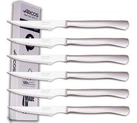 Arcos Lot de 6 couteaux à steak en acier inoxydable | Couteau Steak | Couteau Arcos | Lave vaiselle avec manche monobloc | Monobloc