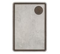 Arcos Planche à Découper Antidérapante pour Couteaux - Fibra de Celulosa et Résine, Lavable au Lave-vaisselle, 33x23 cm, 7 mm Épaisseur, Blanc
