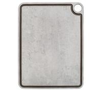 Arcos Planche à Découper Résistante à la Chaleur pour Cuisine, Fibres de Cellulose et Résine, 43 x 33 cm, Protège Couteaux, Blanc