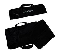 Arcos Sac pour Couteaux Professionnel - Capacité 4 Pièces - 100% Polyester, 46x27,5 cm - Stockage Sécurisé et Portable (Couteaux Non Inclus) - Noir