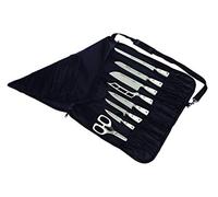 Arcos Sac pour Couteaux Professionnel - Capacité 8 Pièces - Stockage Sécurisé et Compact - 100% Polyester, 50x51 cm - Idéal pour Chef et Cuisine - Noir (Couteaux Non Inclus)