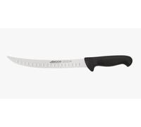 Arcos Série 2900 - Couteau Boucher Courbé - Lame en Acier Inoxydable NITRUM 250 mm - Manche injecté en Polypropylène Noir