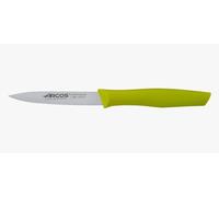 Arcos Serie Nova - Couteau à monder - Lame en acier inoxydable de 100 mm - Manche en polypropylène Vert