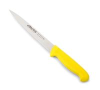 Arcos Séries 2900 - Couteau à Filet - Lame Acier Inoxydable Nitrum 190 mm - Manche Polypropylène Couleur Jaune