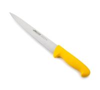 Arcos Séries 2900 - Couteau à Graver - Lame Acier Inoxydable Nitrum 250 mm - Manche Polypropylène Couleur Jaune