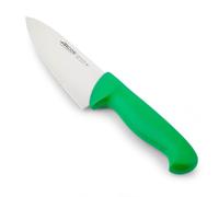 Arcos Séries 2900 - Couteau du Chef Couteau à Découper - Lame Acier Inoxydable Nitrum 150 mm - Manche Polypropylène Couleur Vert