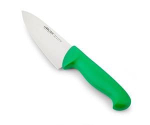 Arcos Séries 2900 - Couteau du Chef Couteau à Découper - Lame Acier Inoxydable Nitrum 150 mm - Manche Polypropylène Couleur Vert