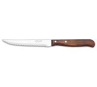 Arcos Séries Latina - Boîte 12 pièces Couteau à Steak - Lame Acier Inoxydable Nitrum 105 mm - Manche Bois Comprimé Couleur Brun (12 pcs)