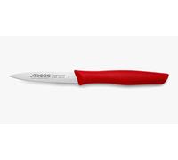 Arcos Séries Nova - Couteau D'Office Couteau à Éplucher - Lame Acier Inoxydable Nitrum 85 mm - Manche Polypropylène Couleur Rouge